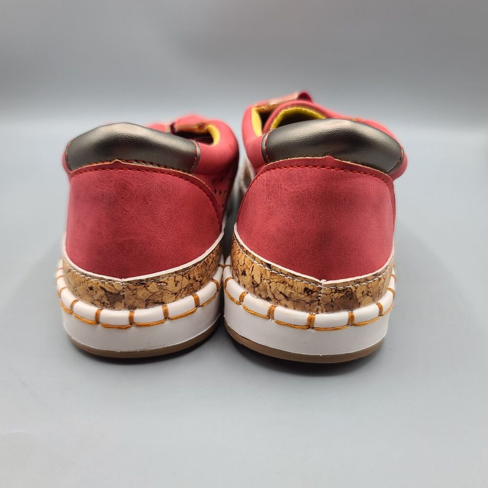 Womens Slip On Pumps Trainers Loafers Ladies Sneaker Casual Flat Soft Shoes 9.5? - Picture 8 of 13